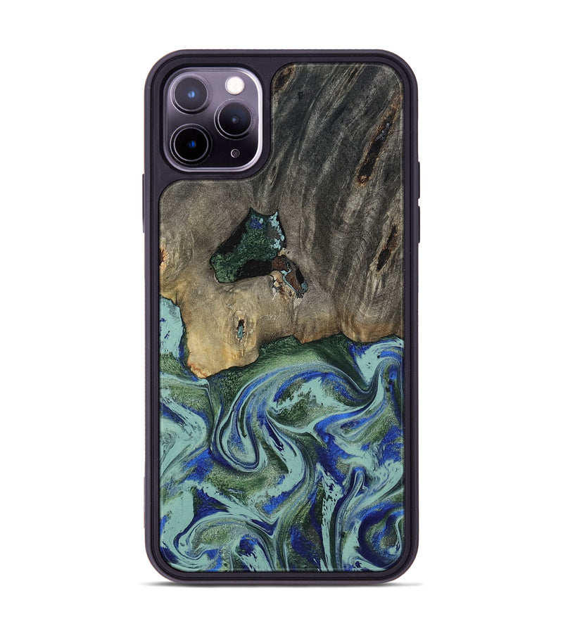 iPhone 11 Pro Max Wood Phone Case - Lawanda (Green, 802082)