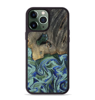 iPhone 13 Pro Max Wood Phone Case - Lawanda (Green, 802082)