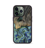 iPhone 13 Pro Wood Phone Case - Lawanda (Green, 802082)