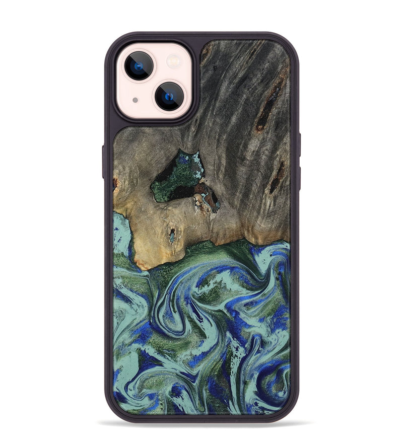 iPhone 14 Plus Wood Phone Case - Lawanda (Green, 802082)