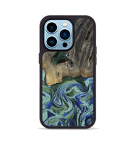 iPhone 14 Pro Wood Phone Case - Lawanda (Green, 802082)