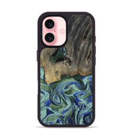 iPhone 16 Wood Phone Case - Lawanda (Green, 802082)