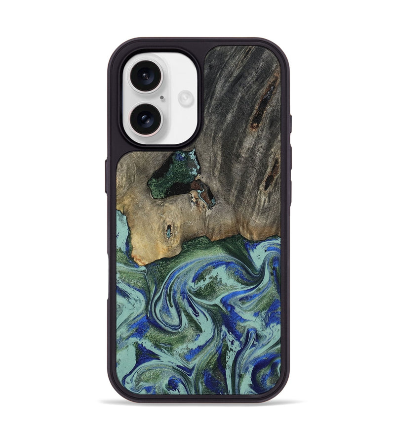 iPhone 17 Wood Phone Case - Lawanda (Green, 802082)