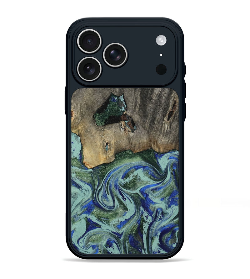 iPhone 17 Pro Max Wood Phone Case - Lawanda (Green, 802082)