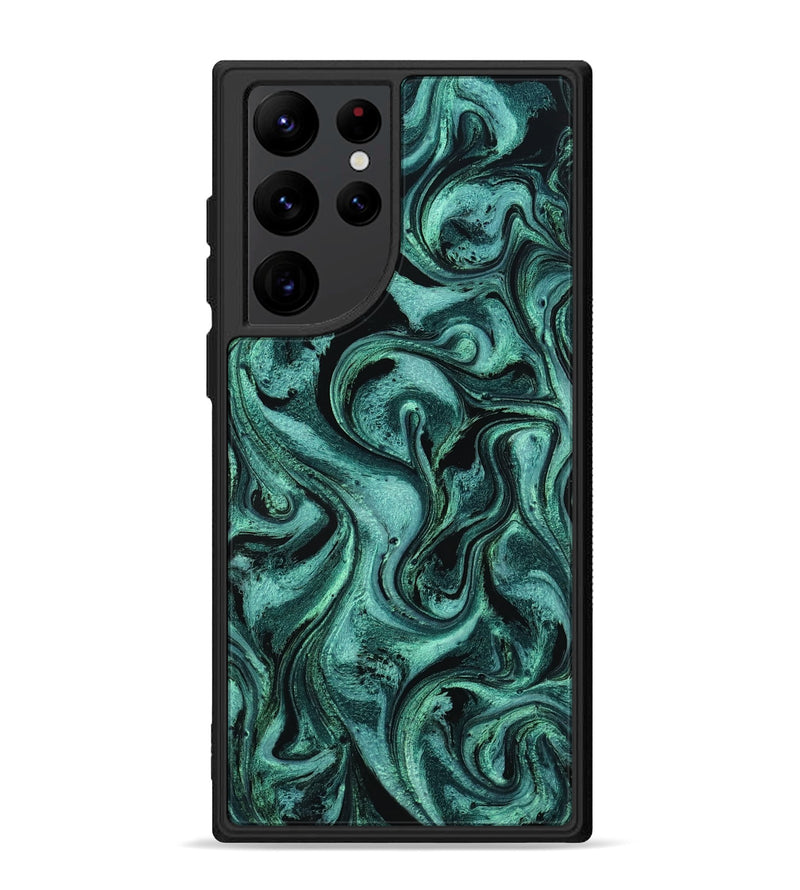 Galaxy S22 Ultra ResinArt Phone Case - Peter (Green, 802083)
