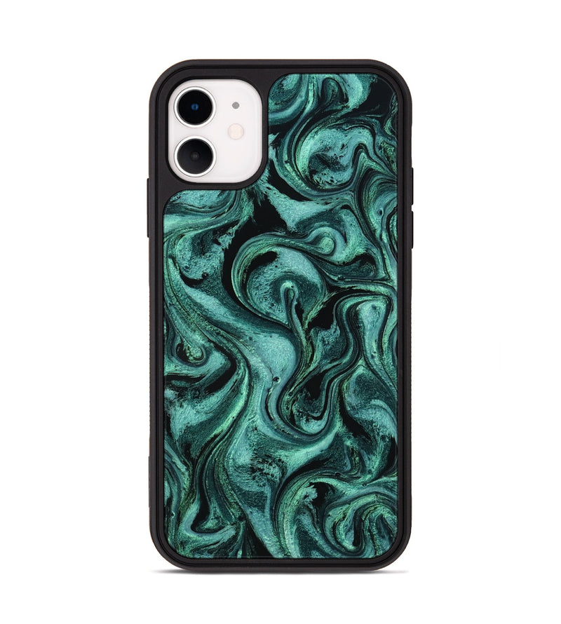iPhone 11 ResinArt Phone Case - Peter (Green, 802083)