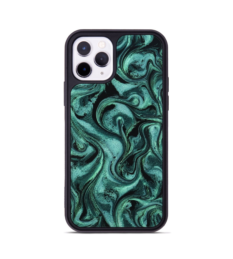 iPhone 11 Pro ResinArt Phone Case - Peter (Green, 802083)