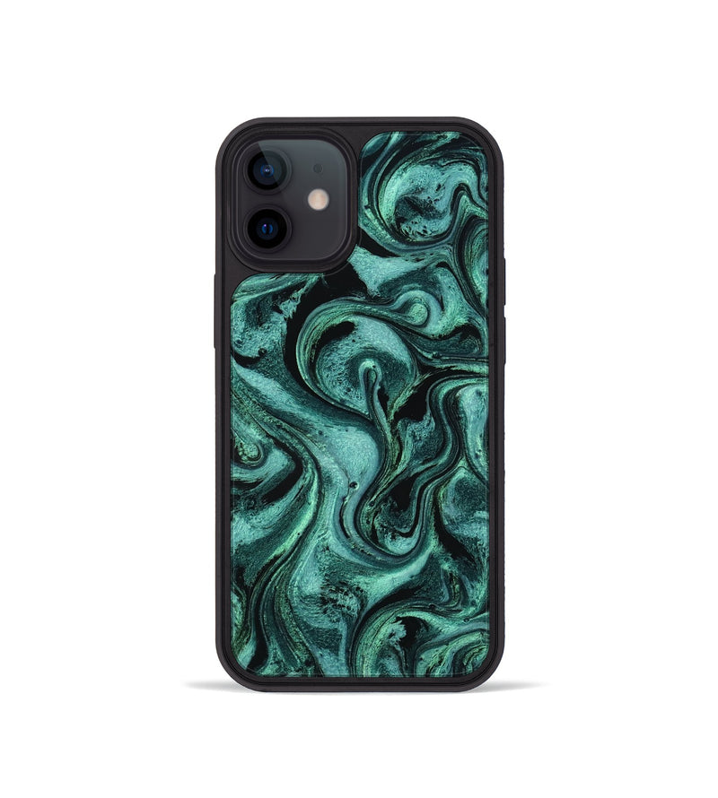iPhone 12 mini ResinArt Phone Case - Peter (Green, 802083)