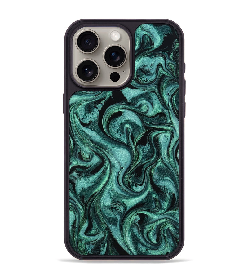 iPhone 15 Pro Max ResinArt Phone Case - Peter (Green, 802083)