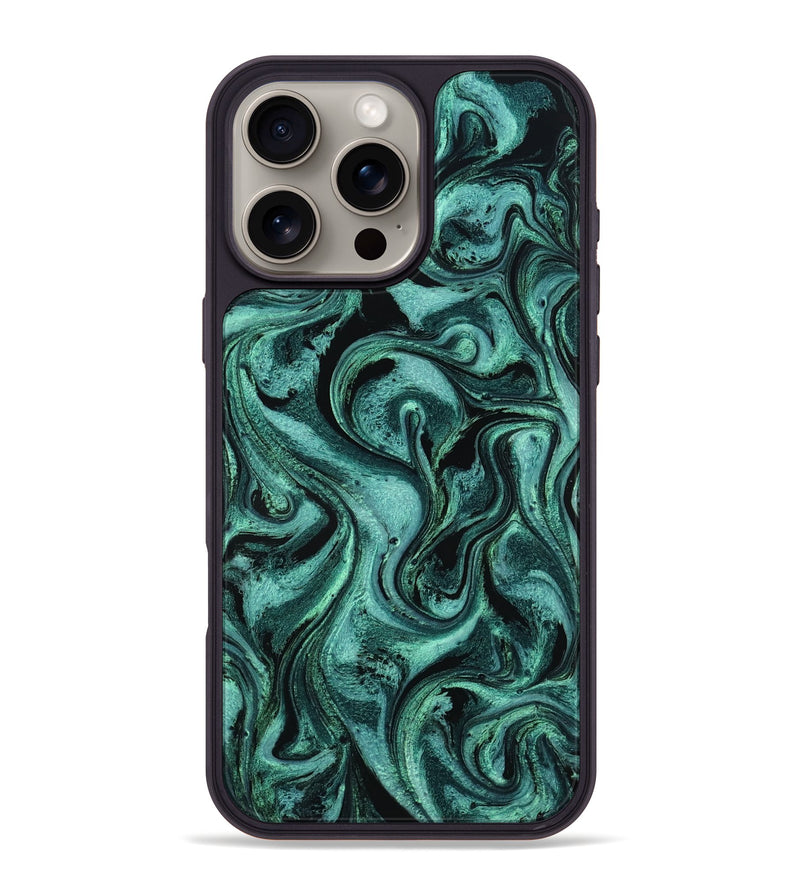 iPhone 16 Pro Max ResinArt Phone Case - Peter (Green, 802083)