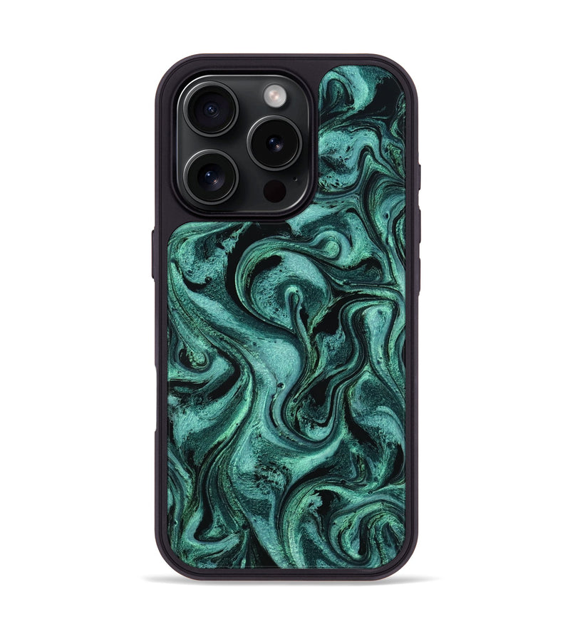 iPhone 16 Pro ResinArt Phone Case - Peter (Green, 802083)