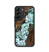 Galaxy S22 Wood Phone Case - Shirley (Green, 802084)
