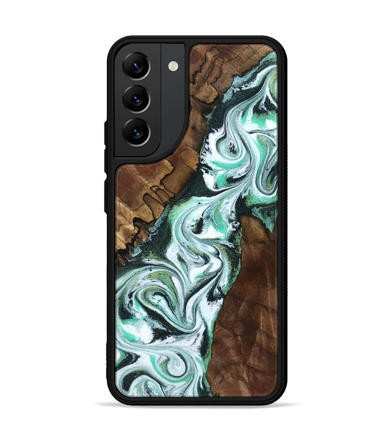 Galaxy S22 Plus Wood Phone Case - Shirley (Green, 802084)