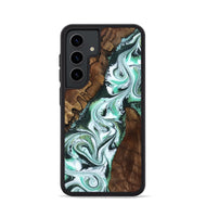 Galaxy S24 Wood Phone Case - Shirley (Green, 802084)