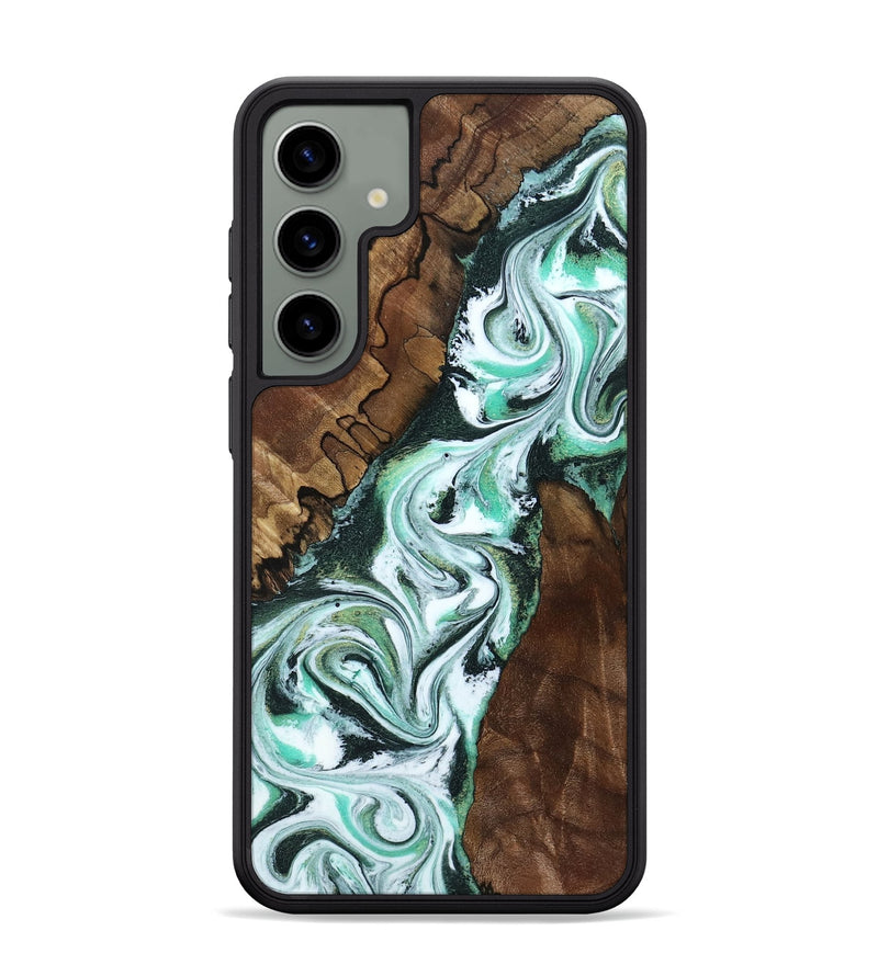 Galaxy S24 Plus Wood Phone Case - Shirley (Green, 802084)