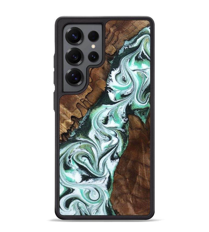Galaxy S25 Ultra Wood Phone Case - Shirley (Green, 802084)