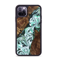 iPhone 11 Pro Max Wood Phone Case - Shirley (Green, 802084)