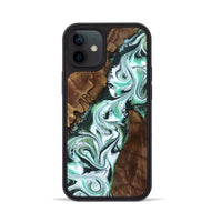 iPhone 12 Wood Phone Case - Shirley (Green, 802084)