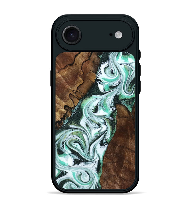 iPhone 17 Air Wood Phone Case - Shirley (Green, 802084)