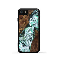 iPhone SE Wood Phone Case - Shirley (Green, 802084)