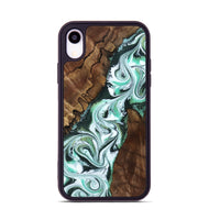 iPhone Xr Wood Phone Case - Shirley (Green, 802084)