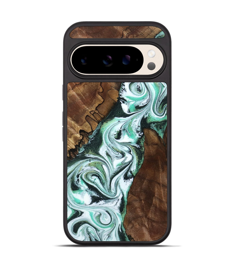 Pixel 10 Wood Phone Case - Shirley (Green, 802084)