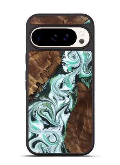 Pixel 9 Pro Wood Phone Case - Shirley (Green, 802084)