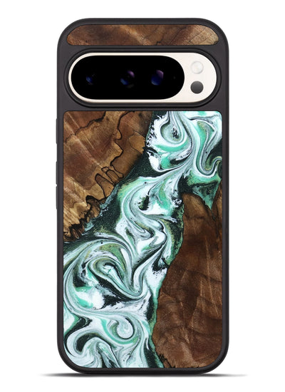 Pixel 9 Pro XL Wood Phone Case - Shirley (Green, 802084)