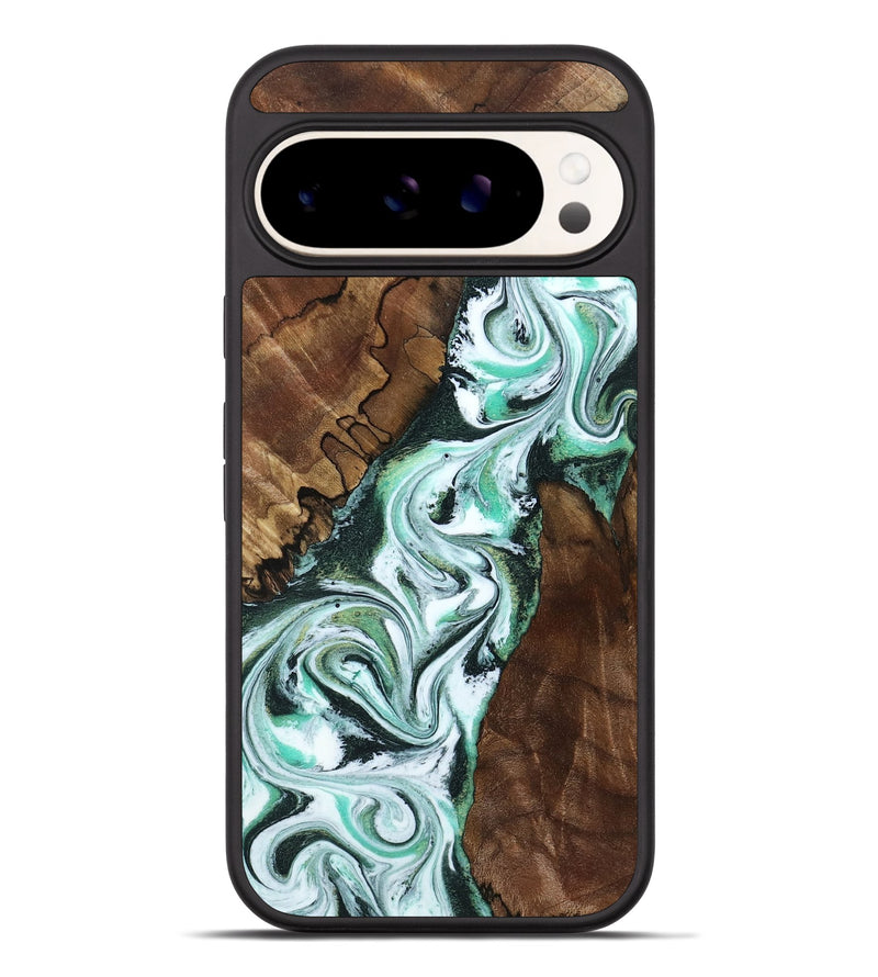 Pixel 9 Pro XL Wood Phone Case - Shirley (Green, 802084)