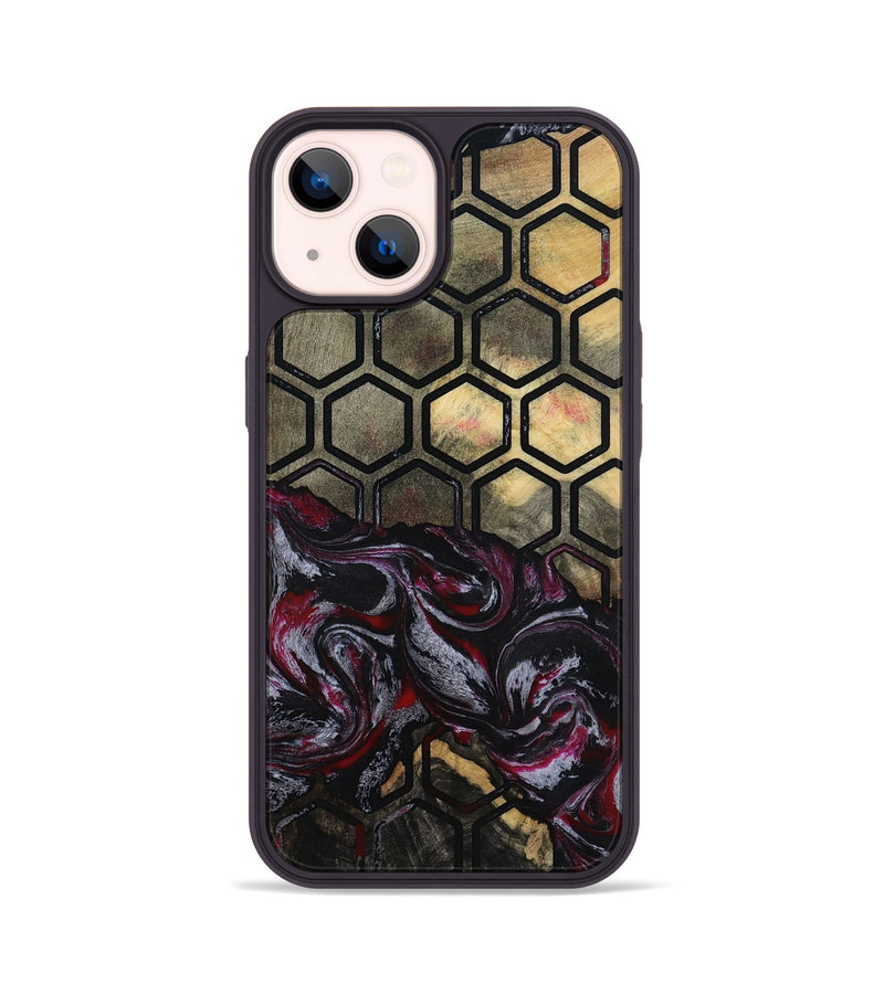 iPhone 14 Wood Phone Case - Linsey (Pattern, 802087)