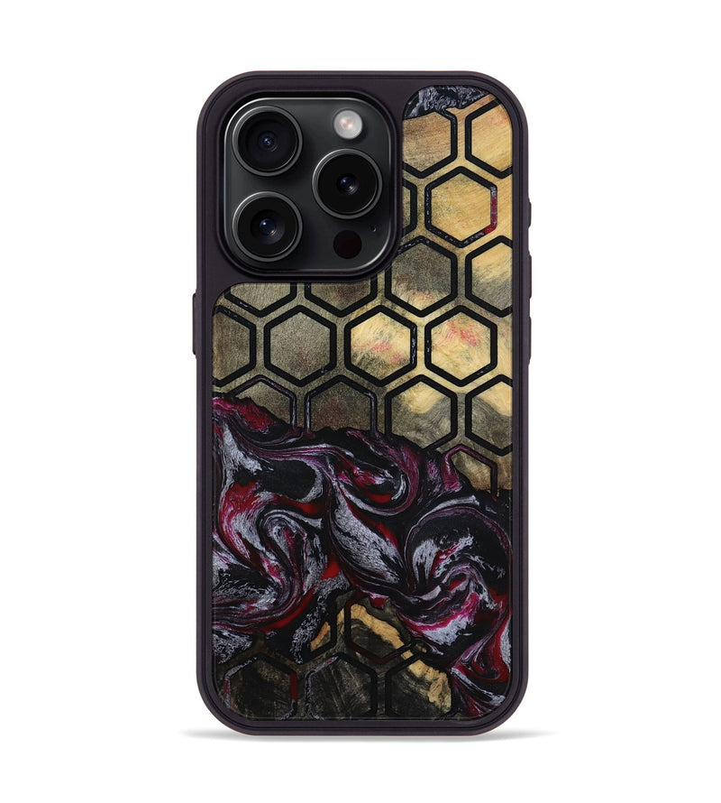 iPhone 15 Pro Wood Phone Case - Linsey (Pattern, 802087)