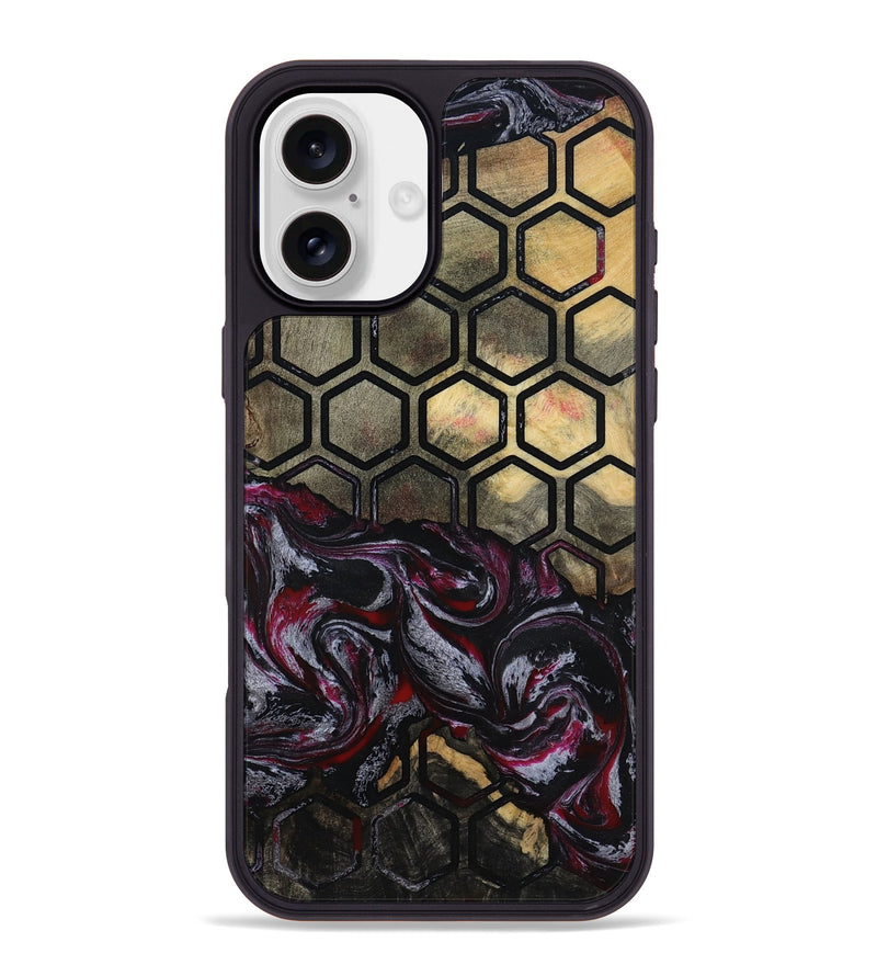 iPhone 16 Plus Wood Phone Case - Linsey (Pattern, 802087)