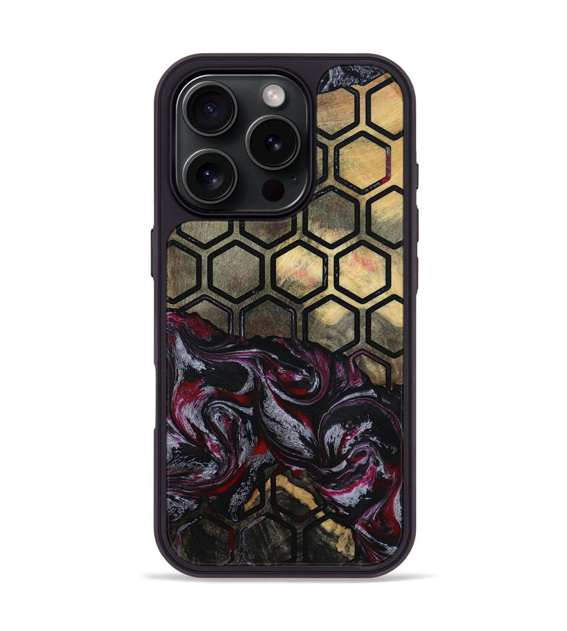 iPhone 16 Pro Wood Phone Case - Linsey (Pattern, 802087)