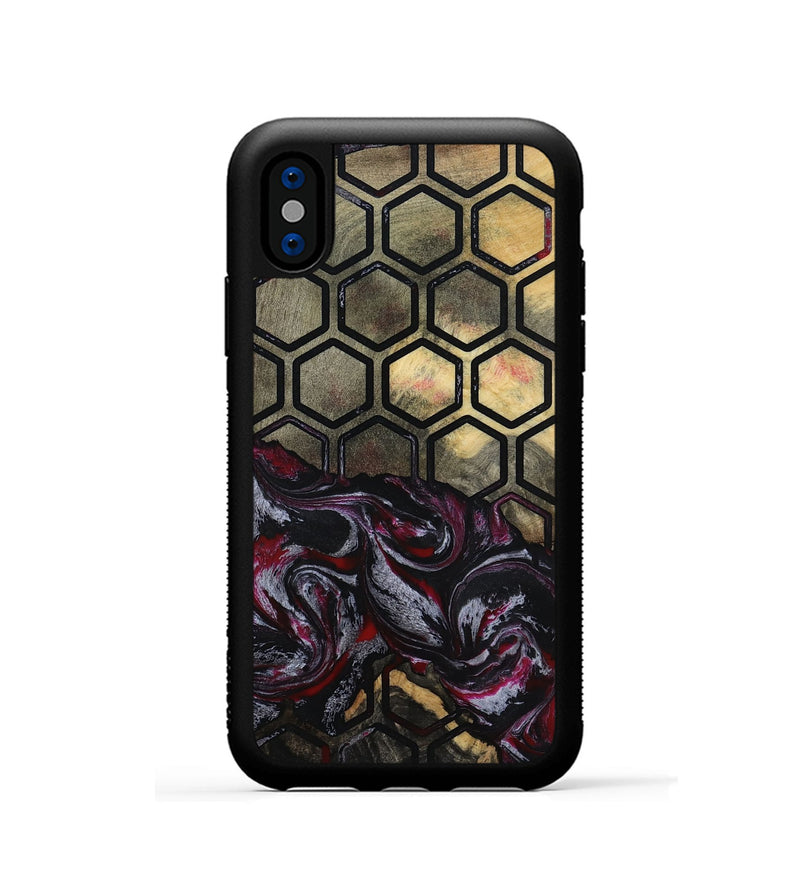 iPhone Xs Wood Phone Case - Linsey (Pattern, 802087)