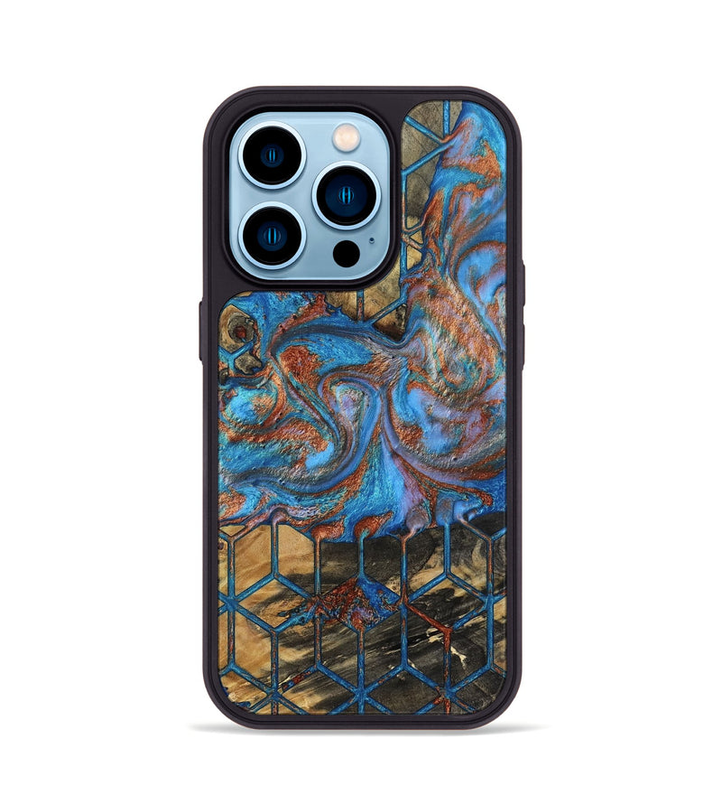 iPhone 14 Pro Wood Phone Case - Jarred (Pattern, 802088)