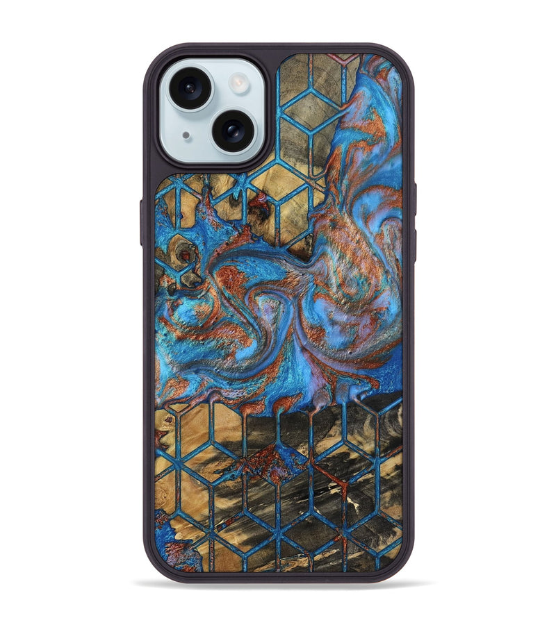 iPhone 15 Plus Wood Phone Case - Jarred (Pattern, 802088)