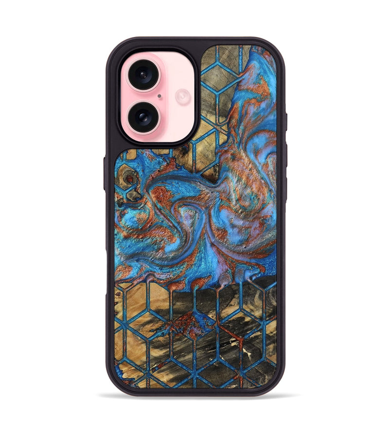 iPhone 16 Wood Phone Case - Jarred (Pattern, 802088)