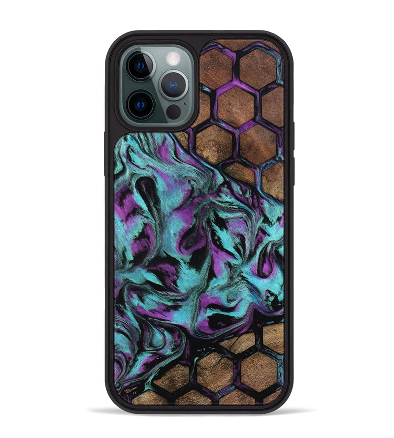 iPhone 12 Pro Max Wood Phone Case - Coleen (Pattern, 802089)