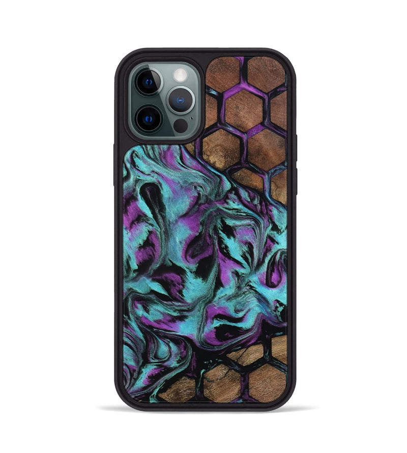iPhone 12 Pro Wood Phone Case - Coleen (Pattern, 802089)