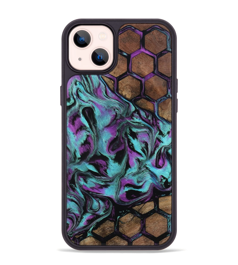 iPhone 14 Plus Wood Phone Case - Coleen (Pattern, 802089)