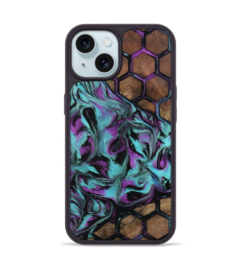 iPhone 15 Wood Phone Case - Coleen (Pattern, 802089)