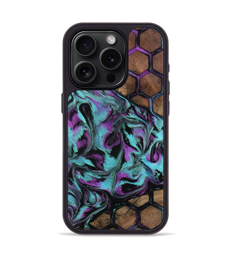 iPhone 15 Pro Wood Phone Case - Coleen (Pattern, 802089)