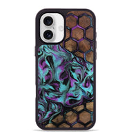 iPhone 16 Plus Wood Phone Case - Coleen (Pattern, 802089)