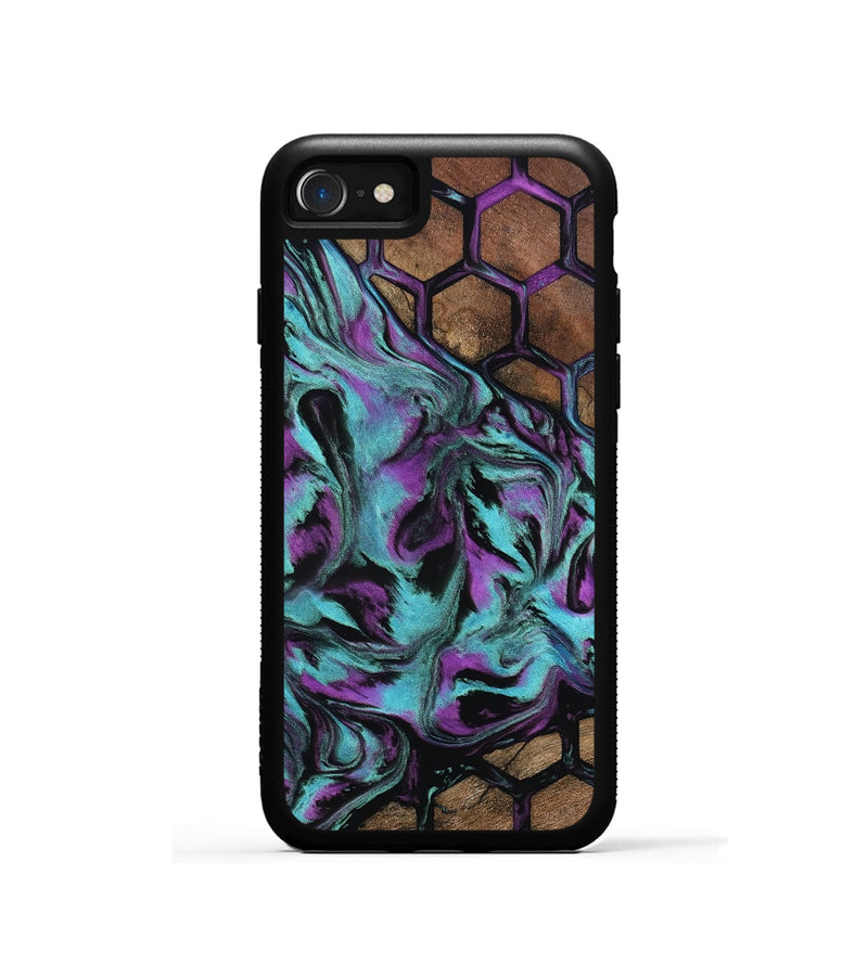 iPhone SE Wood Phone Case - Coleen (Pattern, 802089)