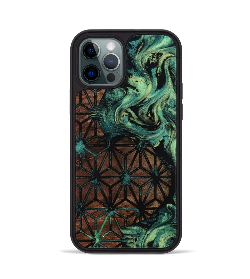iPhone 12 Pro Wood Phone Case - Marla (Pattern, 802090)