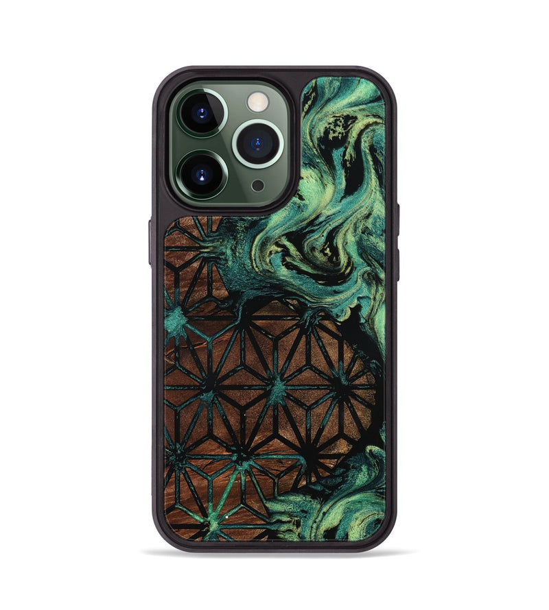 iPhone 13 Pro Wood Phone Case - Marla (Pattern, 802090)