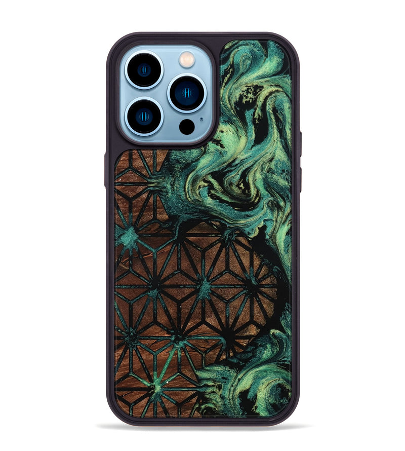 iPhone 14 Pro Max Wood Phone Case - Marla (Pattern, 802090)