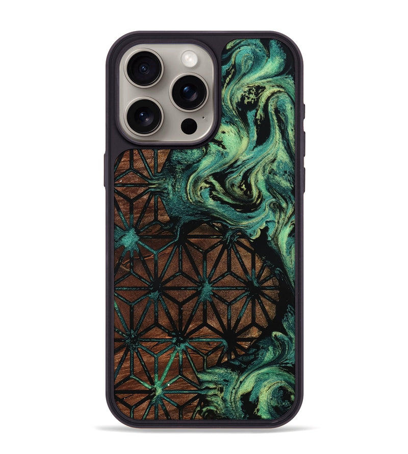 iPhone 15 Pro Max Wood Phone Case - Marla (Pattern, 802090)