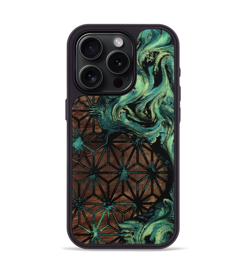 iPhone 15 Pro Wood Phone Case - Marla (Pattern, 802090)