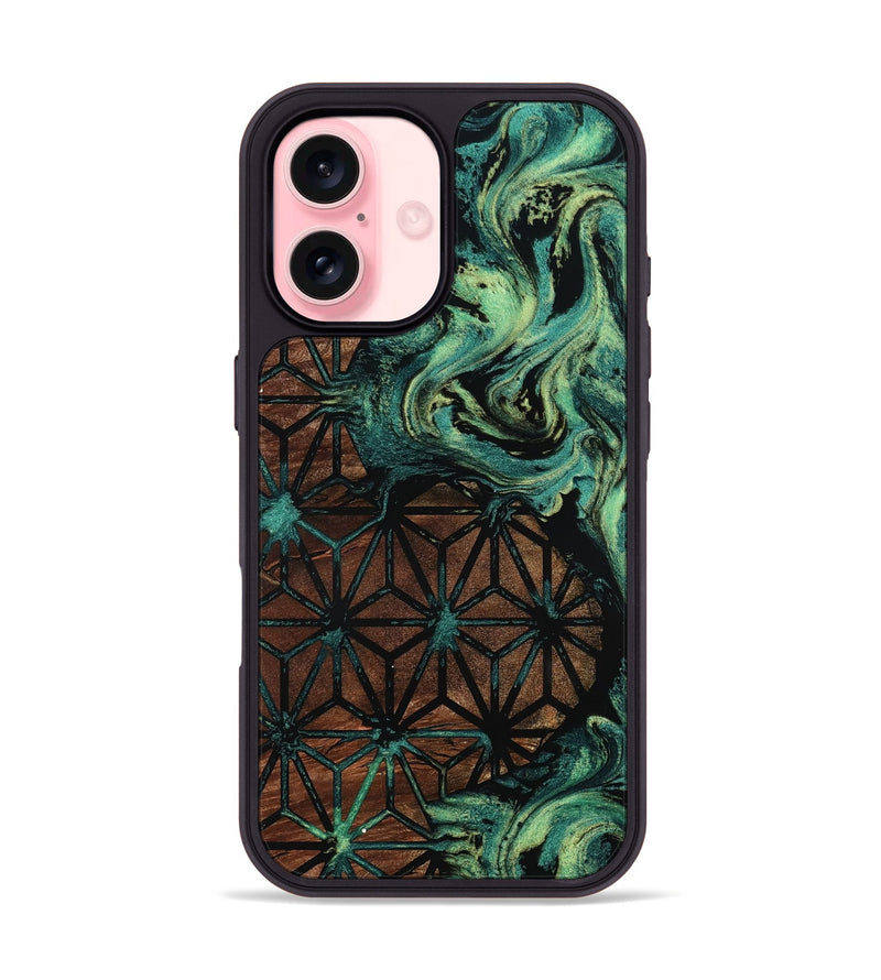 iPhone 16 Wood Phone Case - Marla (Pattern, 802090)